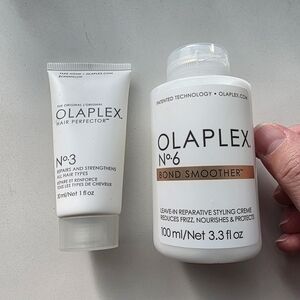 OLAPLEX No.3 and No.6 Hair Treatment Set - White and Cream